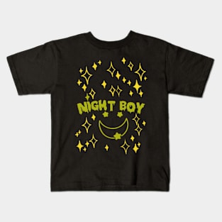 Night Boy Kids T-Shirt